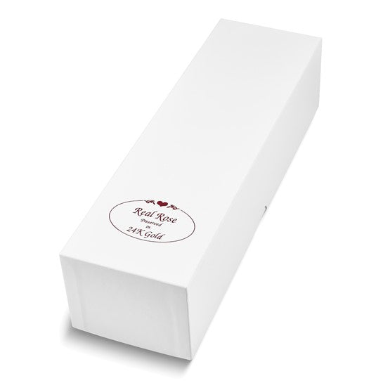 Lacquer Dipped Yellow Rose with 24K Gold Trim