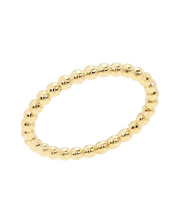 14K White Gold Fancy Stackable Band